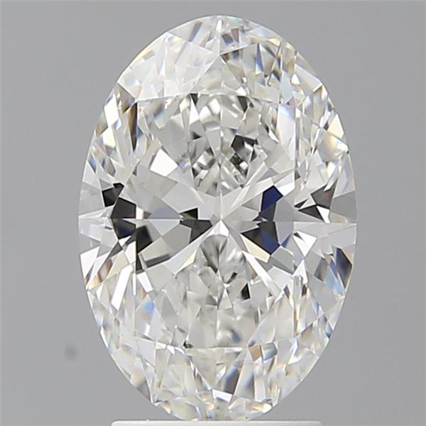 2.95 ct. oval Lab Grown Diamond front image