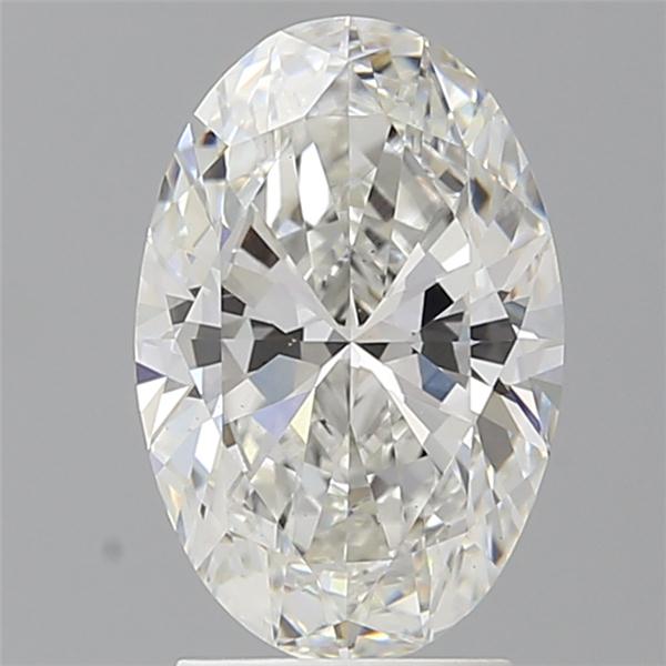 2.56 ct. oval Lab Grown Diamond front image