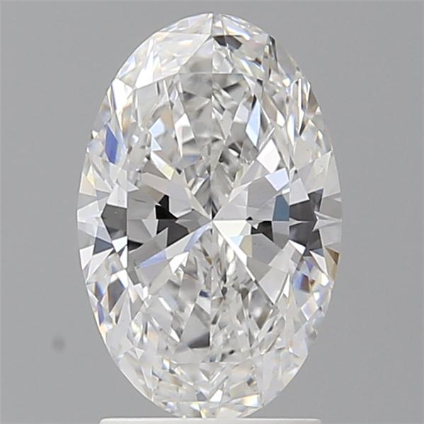 2.08 ct. oval Lab Grown Diamond front image