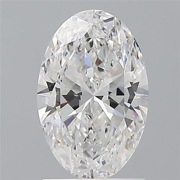 1.56 ct. oval Lab Grown Diamond front image