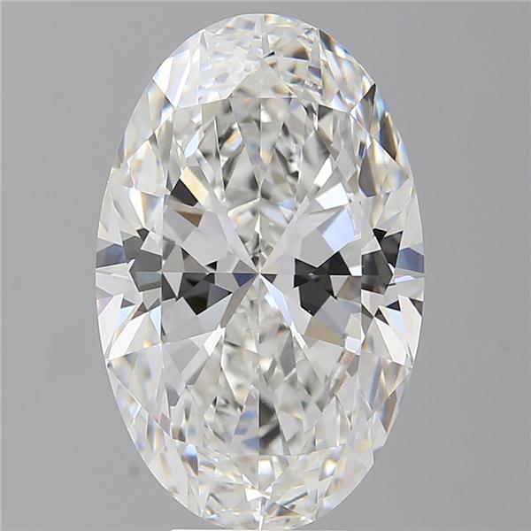 7.54 ct. oval Lab Grown Diamond front image