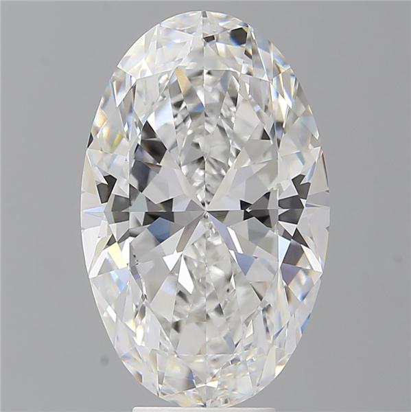 6.60 ct. oval Lab Grown Diamond front image