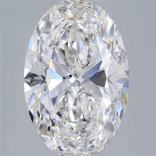 4.50 ct. oval Lab Grown Diamond front image