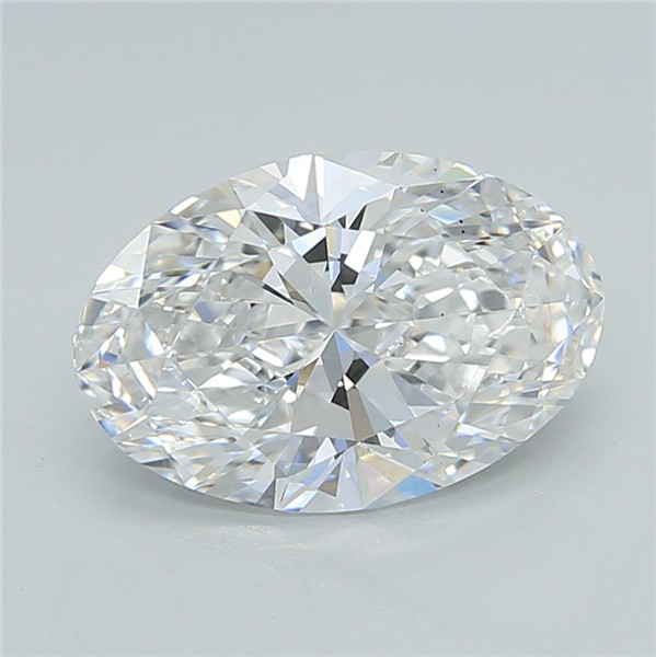 2.54 ct. oval Lab Grown Diamond front image