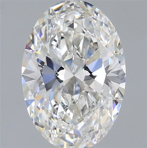 1.74 ct. oval Lab Grown Diamond front image