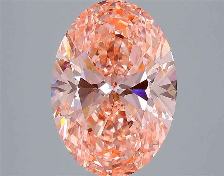 5.15 ct. oval Lab Grown Diamond front image