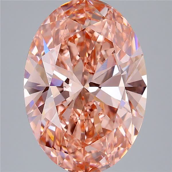 5.02 ct. oval Lab Grown Diamond front image