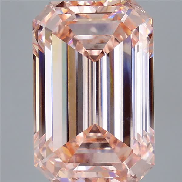 7.09 ct. emerald Lab Grown Diamond front image