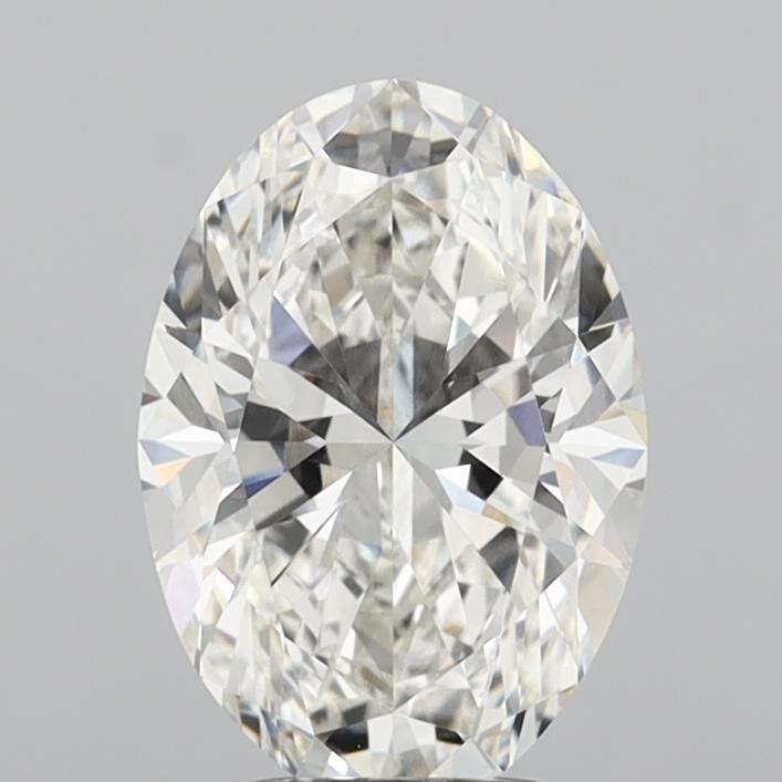 3.08 ct. oval Lab Grown Diamond front image