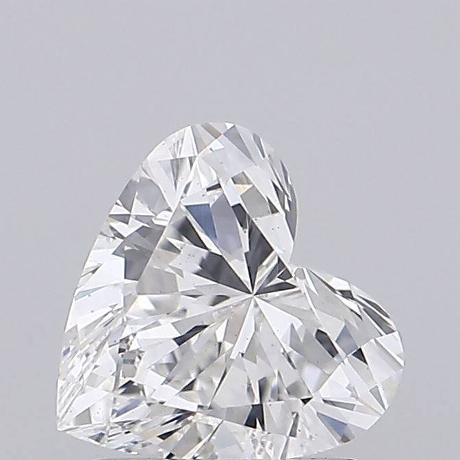 1.13 carat f VS1 EX Cut IGI heart diamond