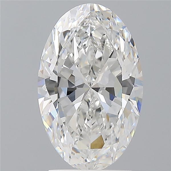 2.55 ct. oval Lab Grown Diamond front image