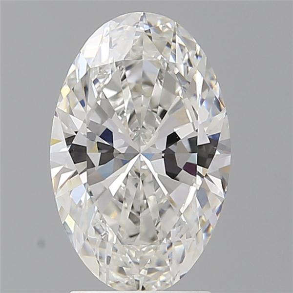 2.55 ct. oval Lab Grown Diamond front image
