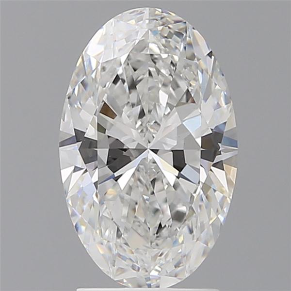 2.55 ct. oval Lab Grown Diamond front image