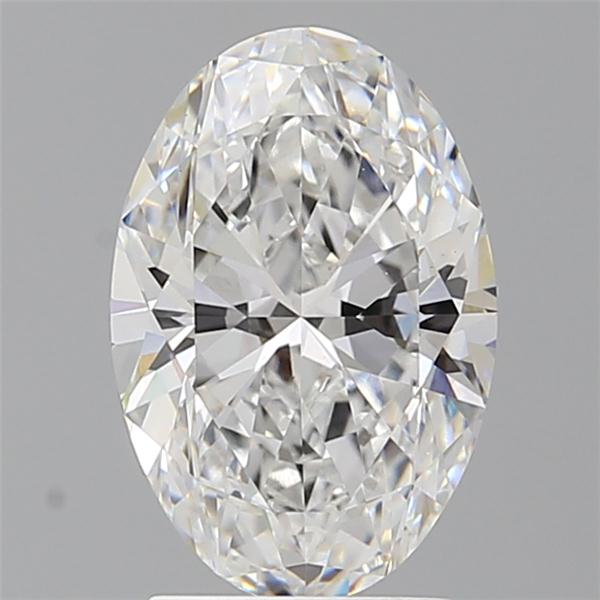 2.54 ct. oval Lab Grown Diamond front image