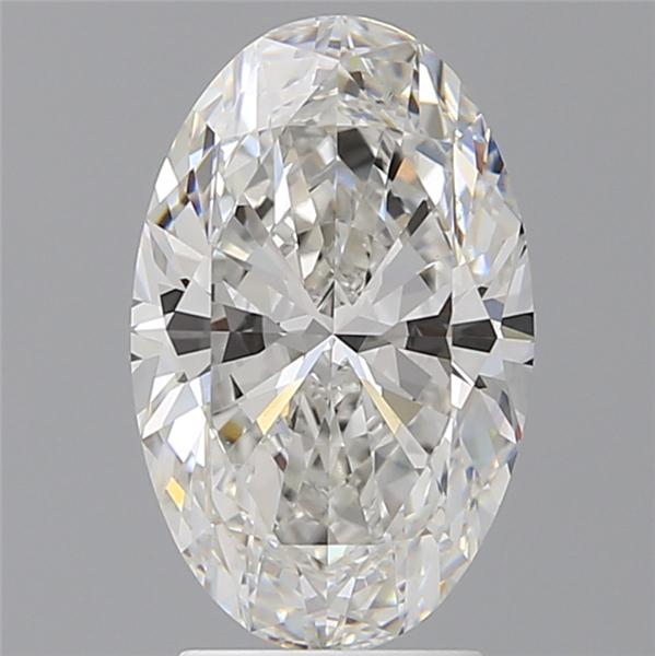 3.10 ct. oval Lab Grown Diamond front image