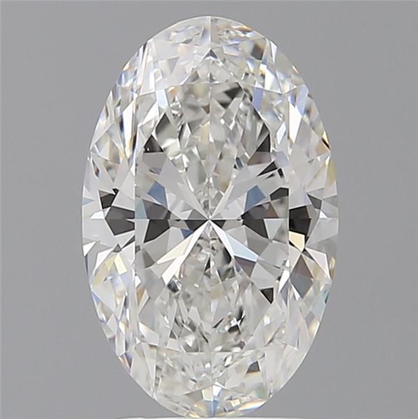 3.02 ct. oval Lab Grown Diamond front image