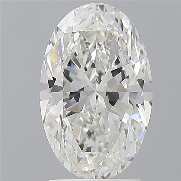 2.55 ct. oval Lab Grown Diamond front image