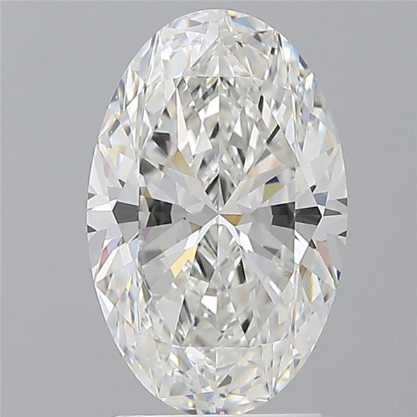 2.55 ct. oval Lab Grown Diamond front image