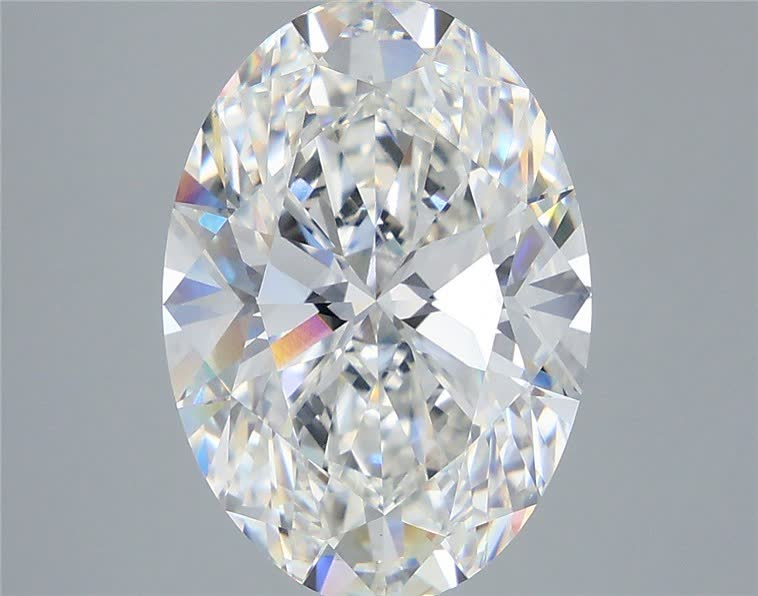 7.02 ct. oval Lab Grown Diamond front image