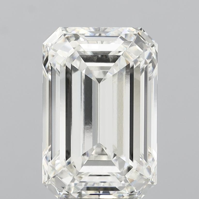 7.09 ct. emerald Lab Grown Diamond front image