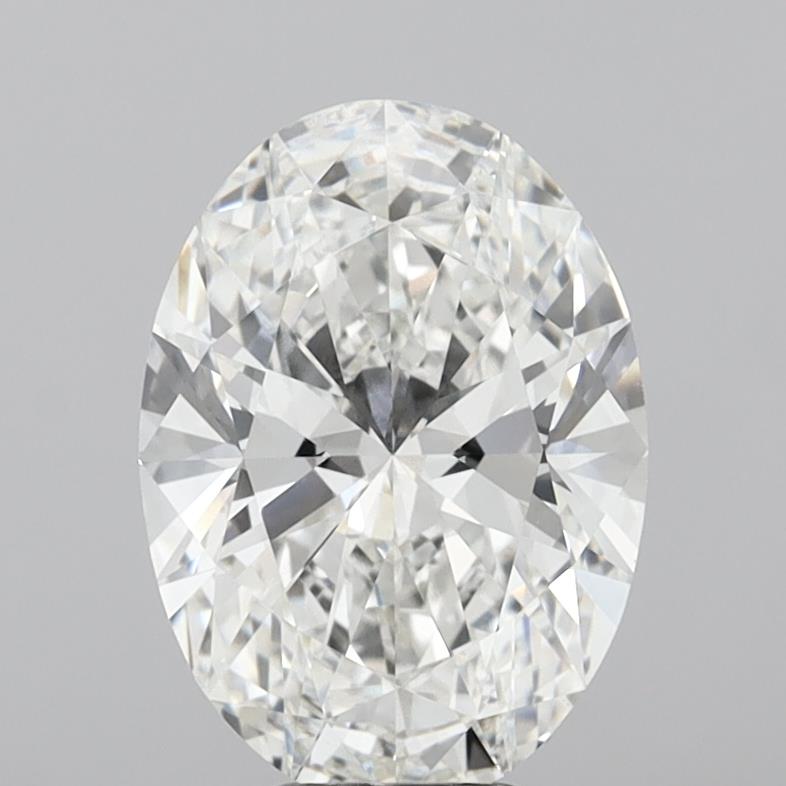 6.06 ct. oval Lab Grown Diamond front image