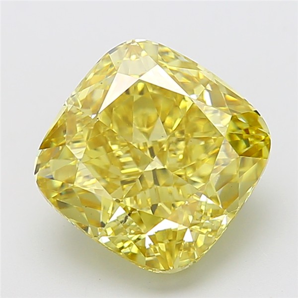 6.58 ct. cushion Lab Grown Diamond front image