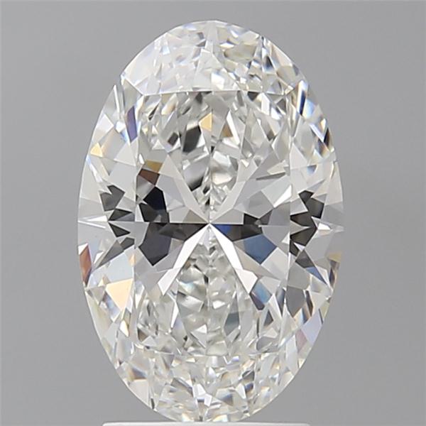2.56 ct. oval Lab Grown Diamond front image