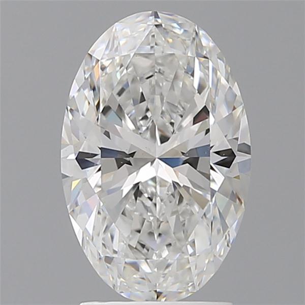 2.57 ct. oval Lab Grown Diamond front image