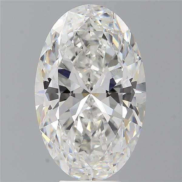 7.58 ct. oval Lab Grown Diamond front image