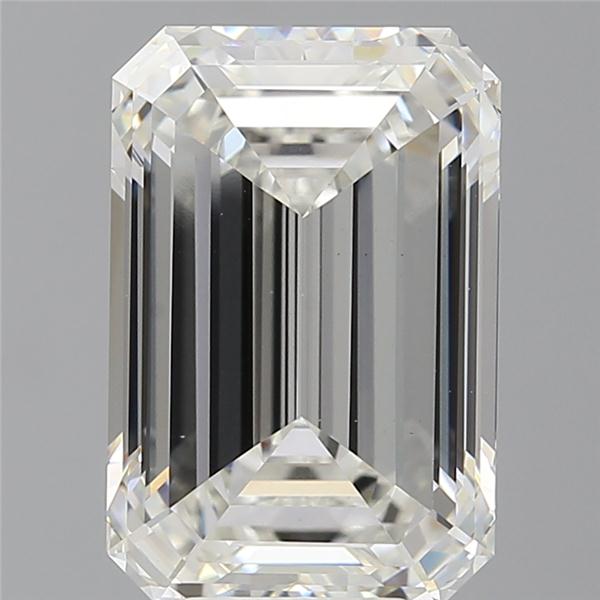 7.06 ct. emerald Lab Grown Diamond front image