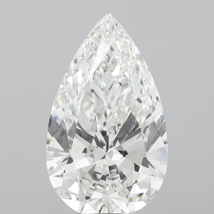 6.09 ct. pear Lab Grown Diamond front image