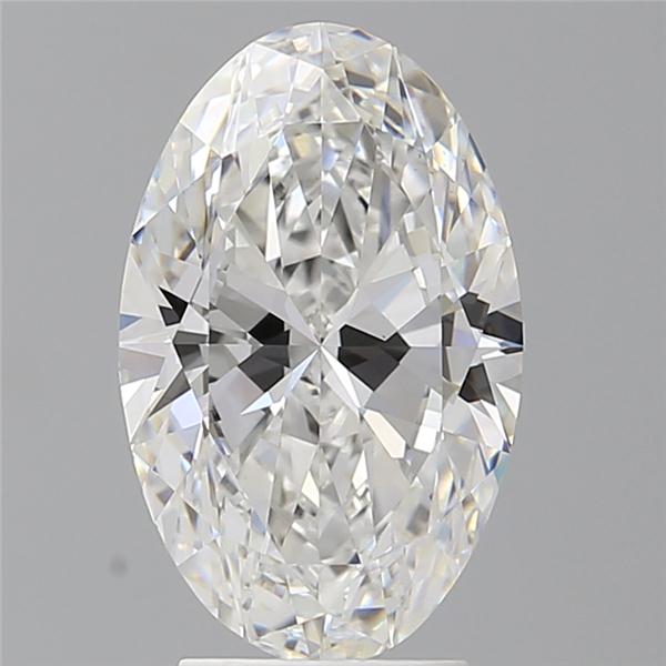 3.52 ct. oval Lab Grown Diamond front image