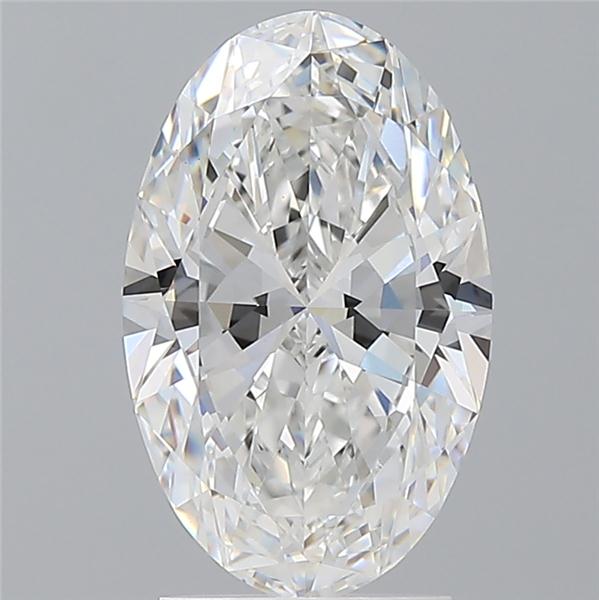 2.60 ct. oval Lab Grown Diamond front image