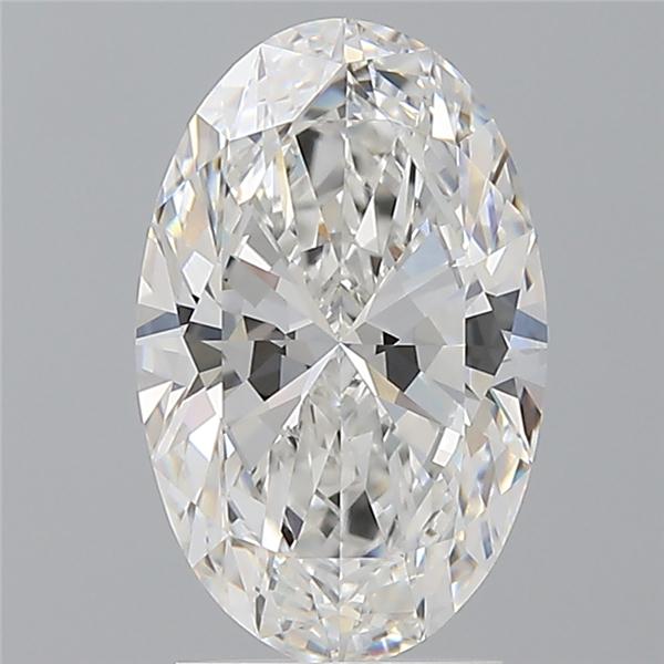 2.57 ct. oval Lab Grown Diamond front image