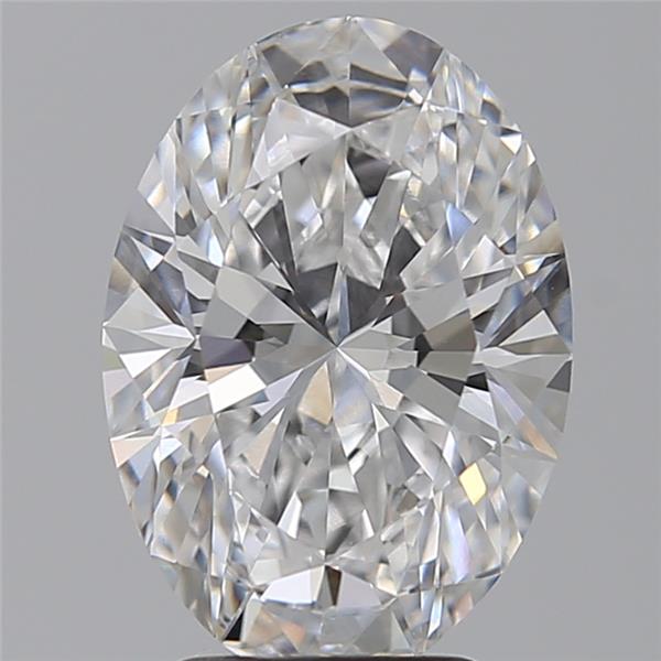 3.58 ct. oval Lab Grown Diamond front image