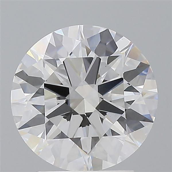 2.60 ct. round Lab Grown Diamond front image