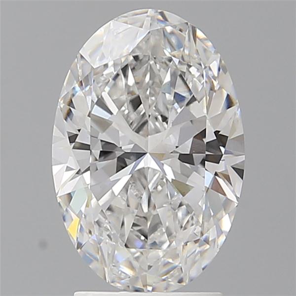 2.60 ct. oval Lab Grown Diamond front image