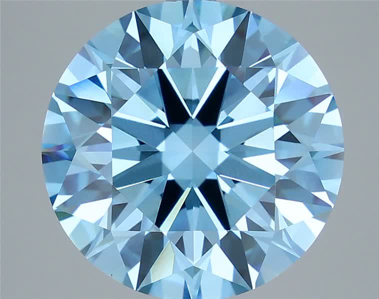 6.04 ct. round Lab Grown Diamond front image