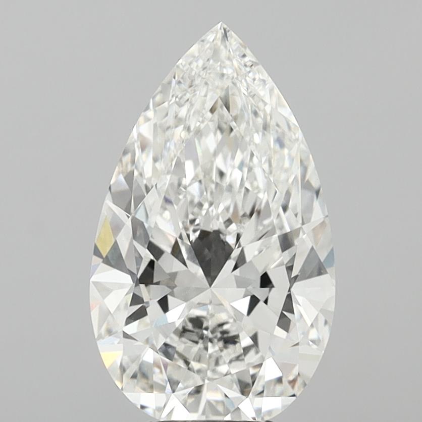 6.10 ct. pear Lab Grown Diamond front image