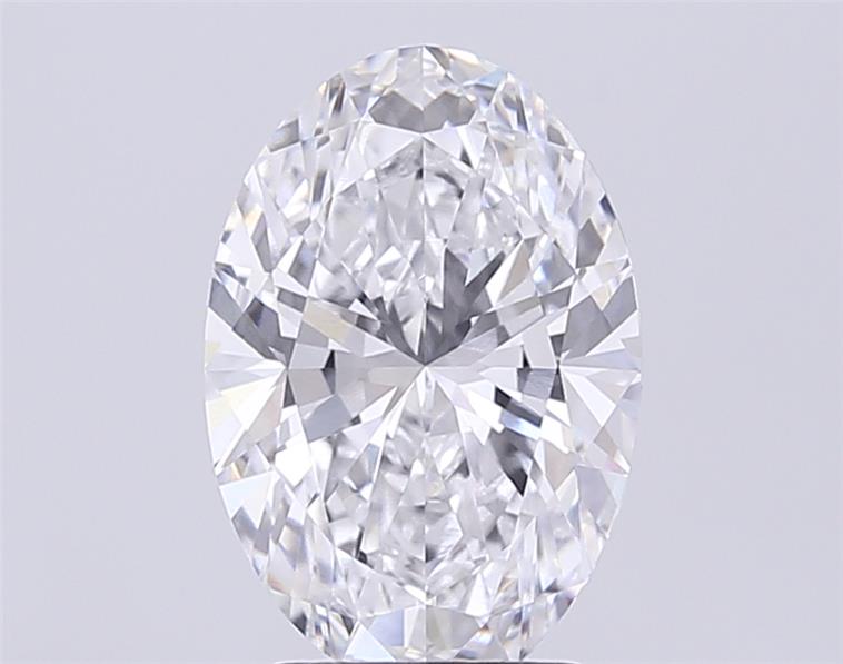6.59 ct. oval Lab Grown Diamond front image