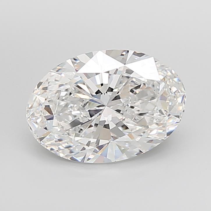 6.09 ct. oval Lab Grown Diamond front image