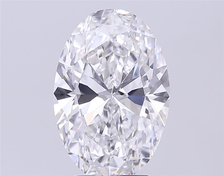 4.06 ct. oval Lab Grown Diamond front image