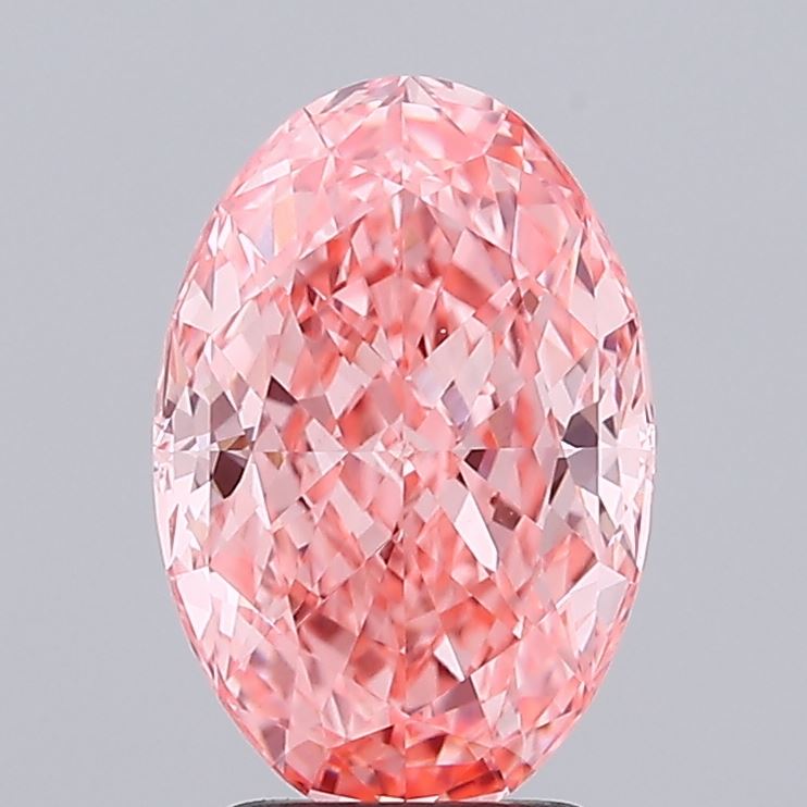 3.02 ct. oval Lab Grown Diamond front image