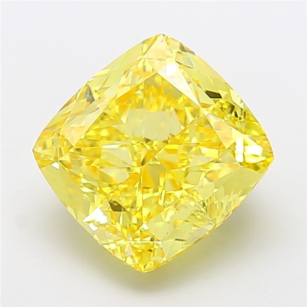 6.07 ct. cushion Lab Grown Diamond front image