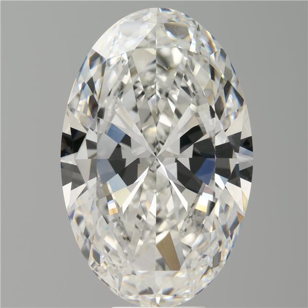 9.92 ct. oval Lab Grown Diamond front image
