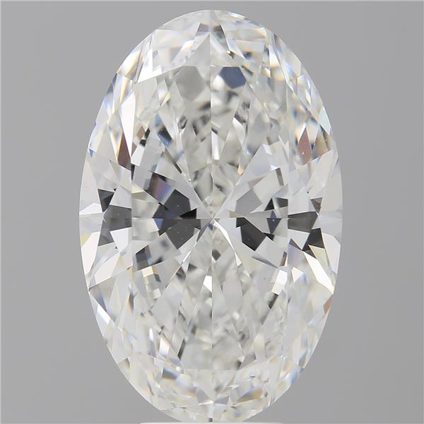 8.02 ct. oval Lab Grown Diamond front image