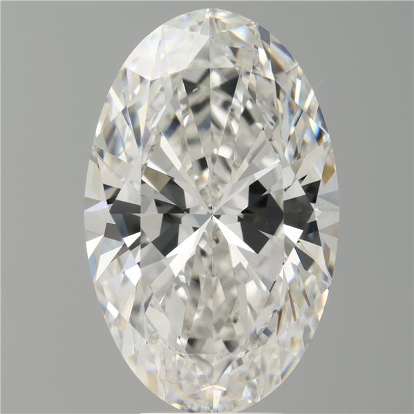 7.09 ct. oval Lab Grown Diamond front image