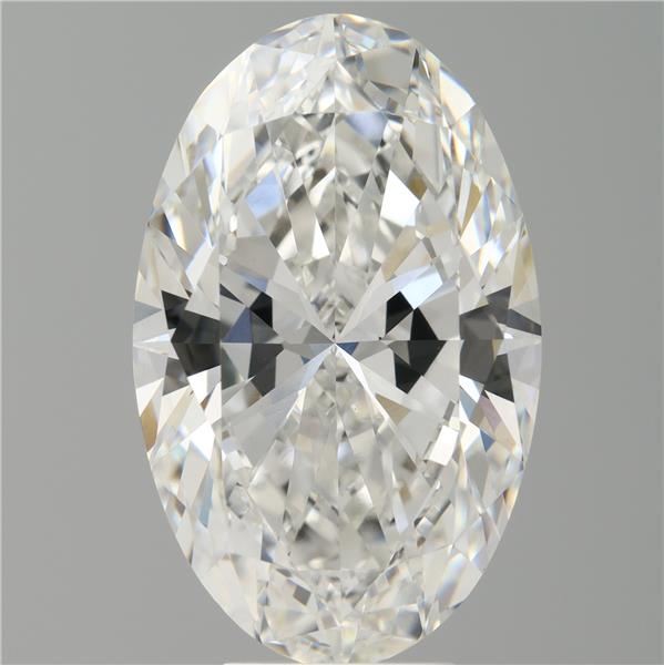 7.01 ct. oval Lab Grown Diamond front image