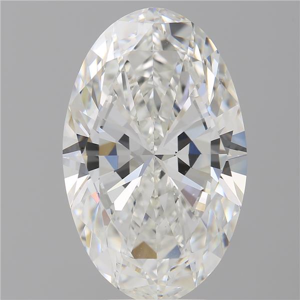 7.08 ct. oval Lab Grown Diamond front image