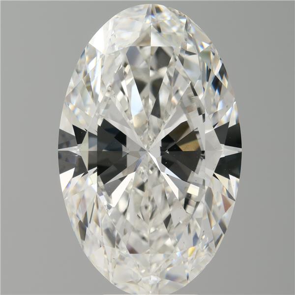 9.01 ct. oval Lab Grown Diamond front image